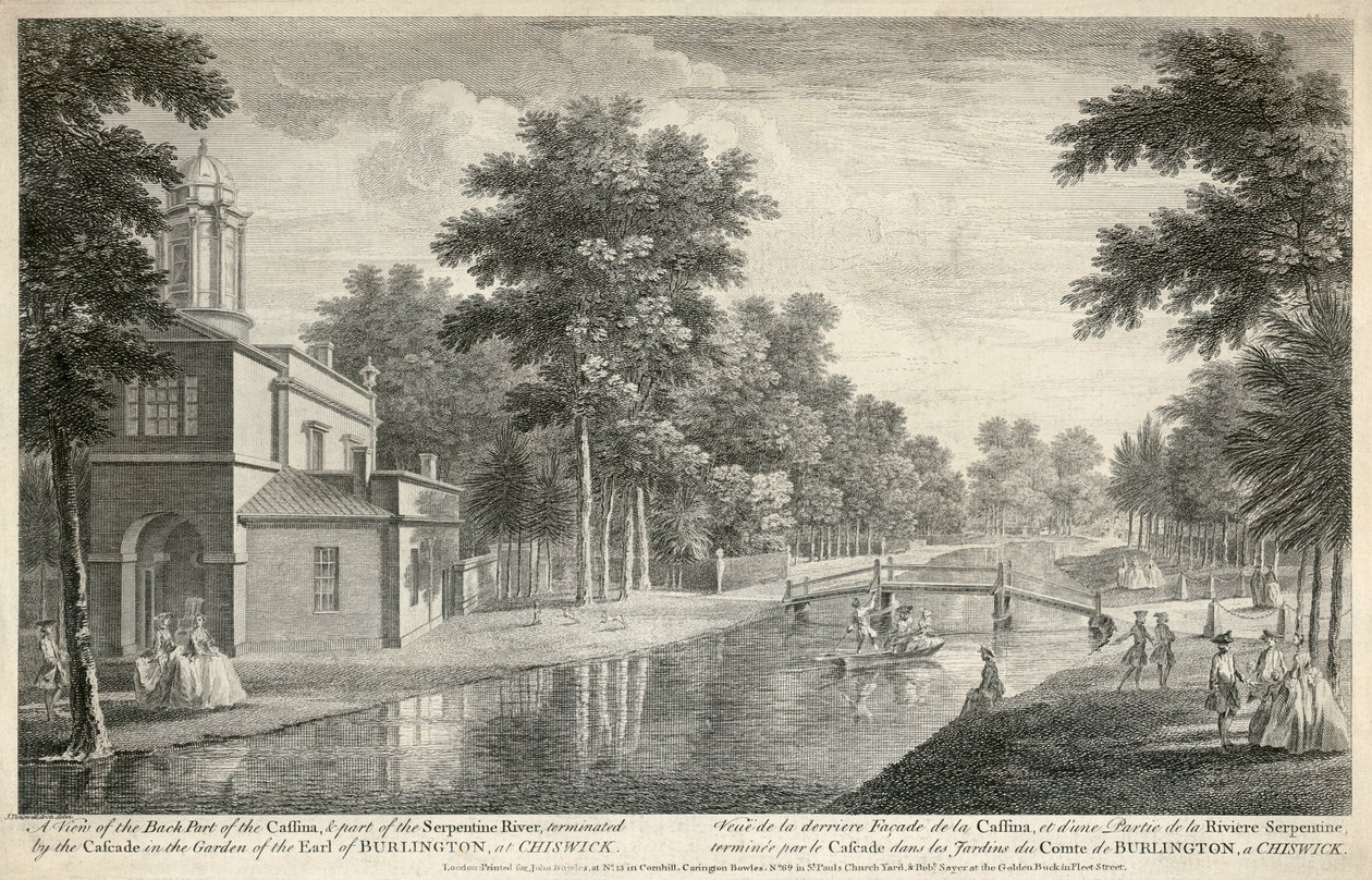 Chiswick House, Hounslow, London, 1750 af Unbekannt