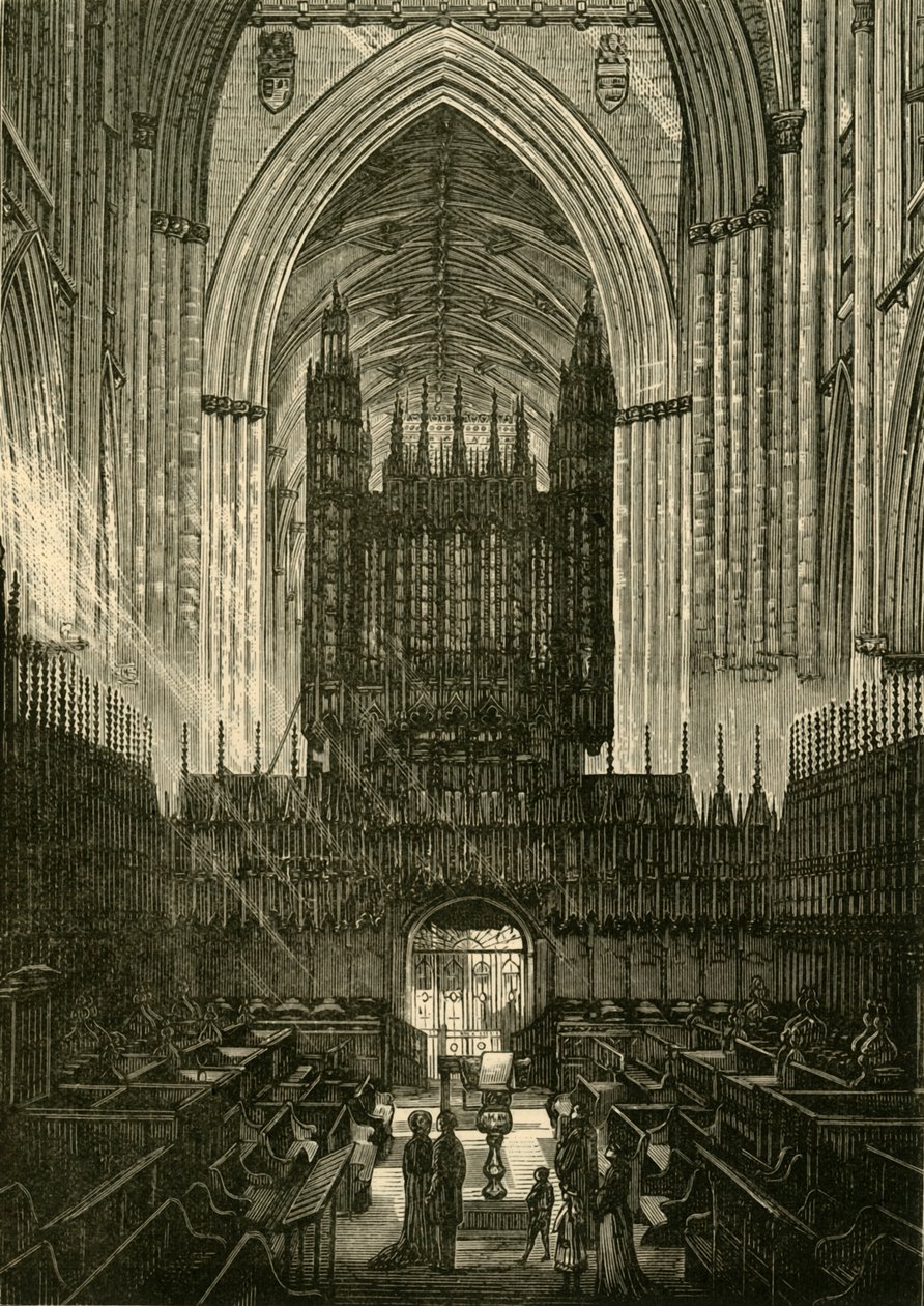 Kor af York Minster, 1898. af Unbekannt