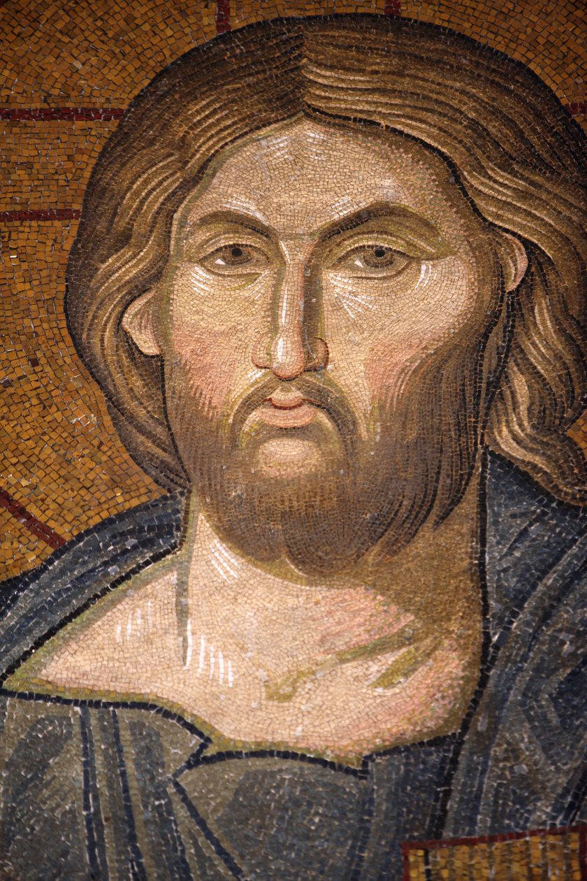 Chora kirkemuseum: Jesus Pantocrator mosaik Istanbul Tyrkiet af Unbekannt