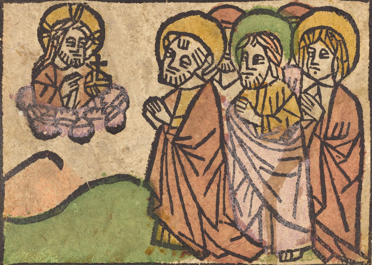 Kristus viser sig for apostlene, ca. 14601470. af Unbekannt