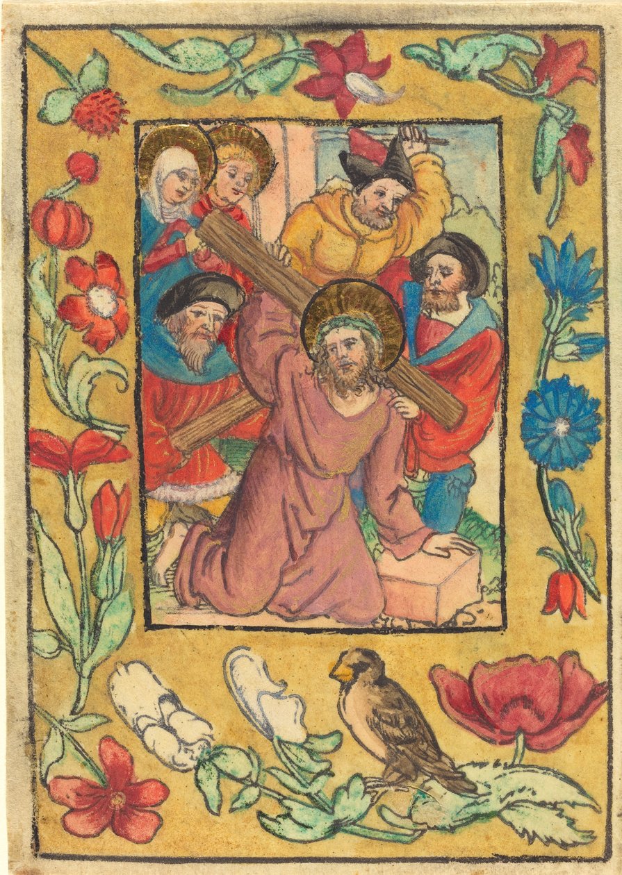 Kristus der bærer korset, ca. 1500. af Unbekannt