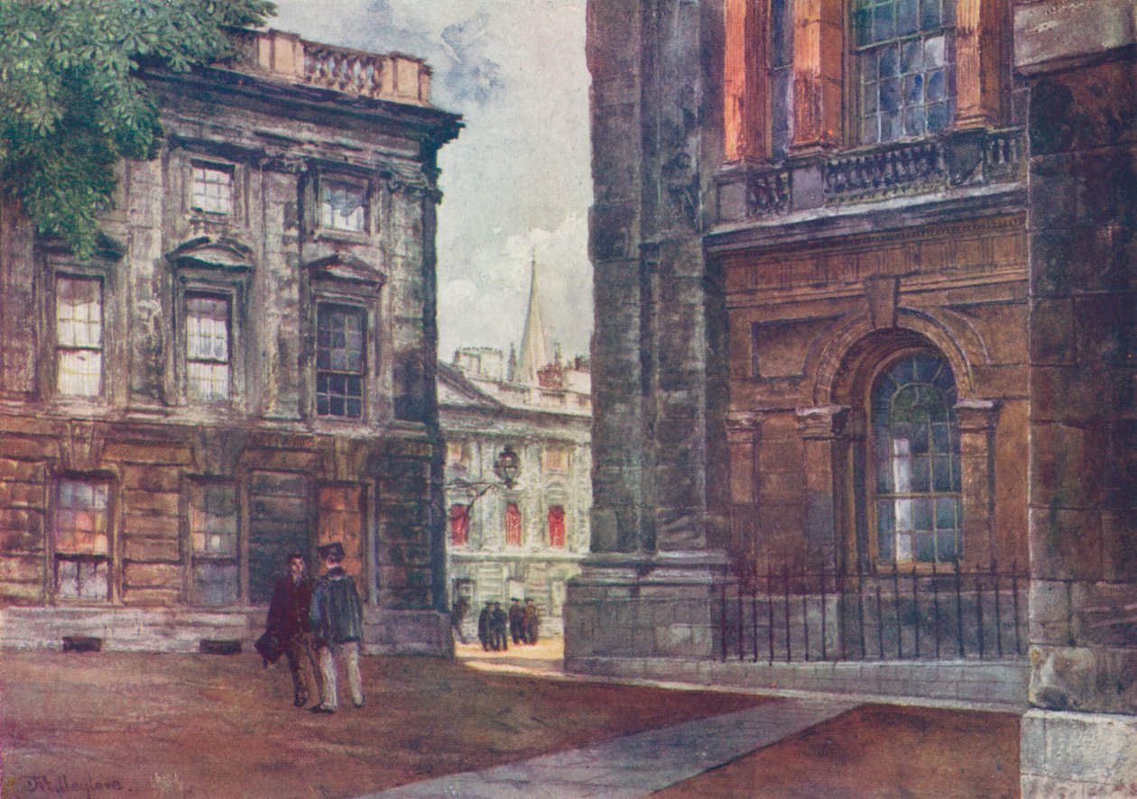 Christ Church - Peckwater Quadrangle, 1906 af Unbekannt