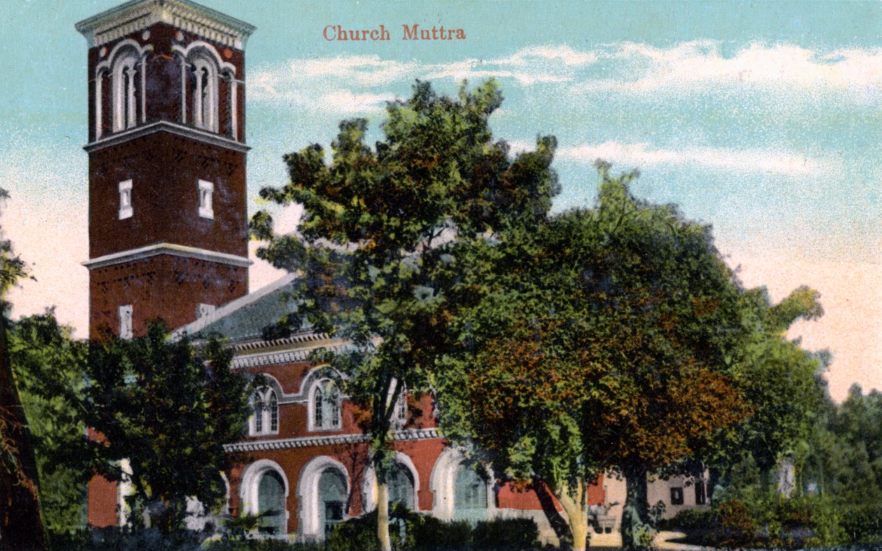 Christ Church, Muttra, Indien, 20. århundrede af Unbekannt