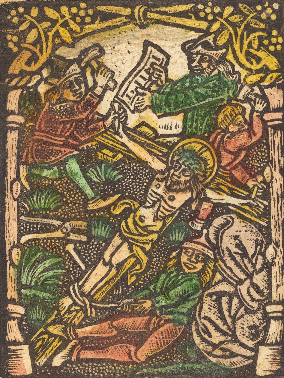 Kristus naglet til korset, fjerde kvartal 1400-tallet. af Unbekannt