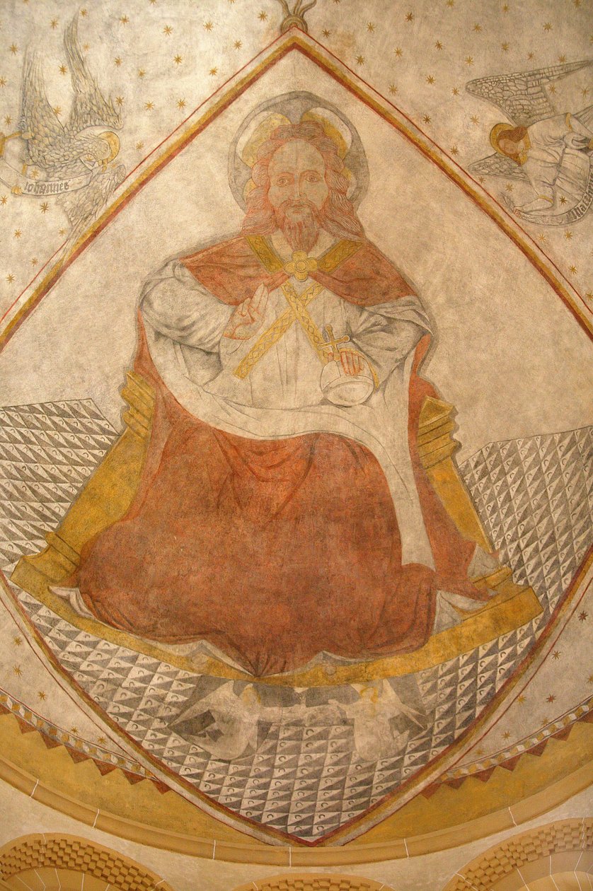 Kristus Pantokrator (i herlighed). Paray le Monial basilika Paray le Monial Frankrig af Unbekannt