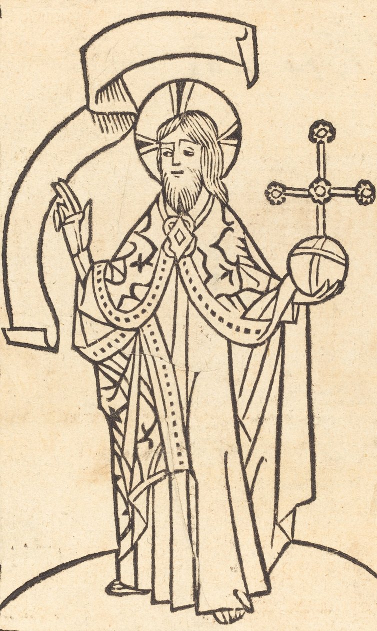 Kristus før Salvatore, ca. 1475. af Unbekannt