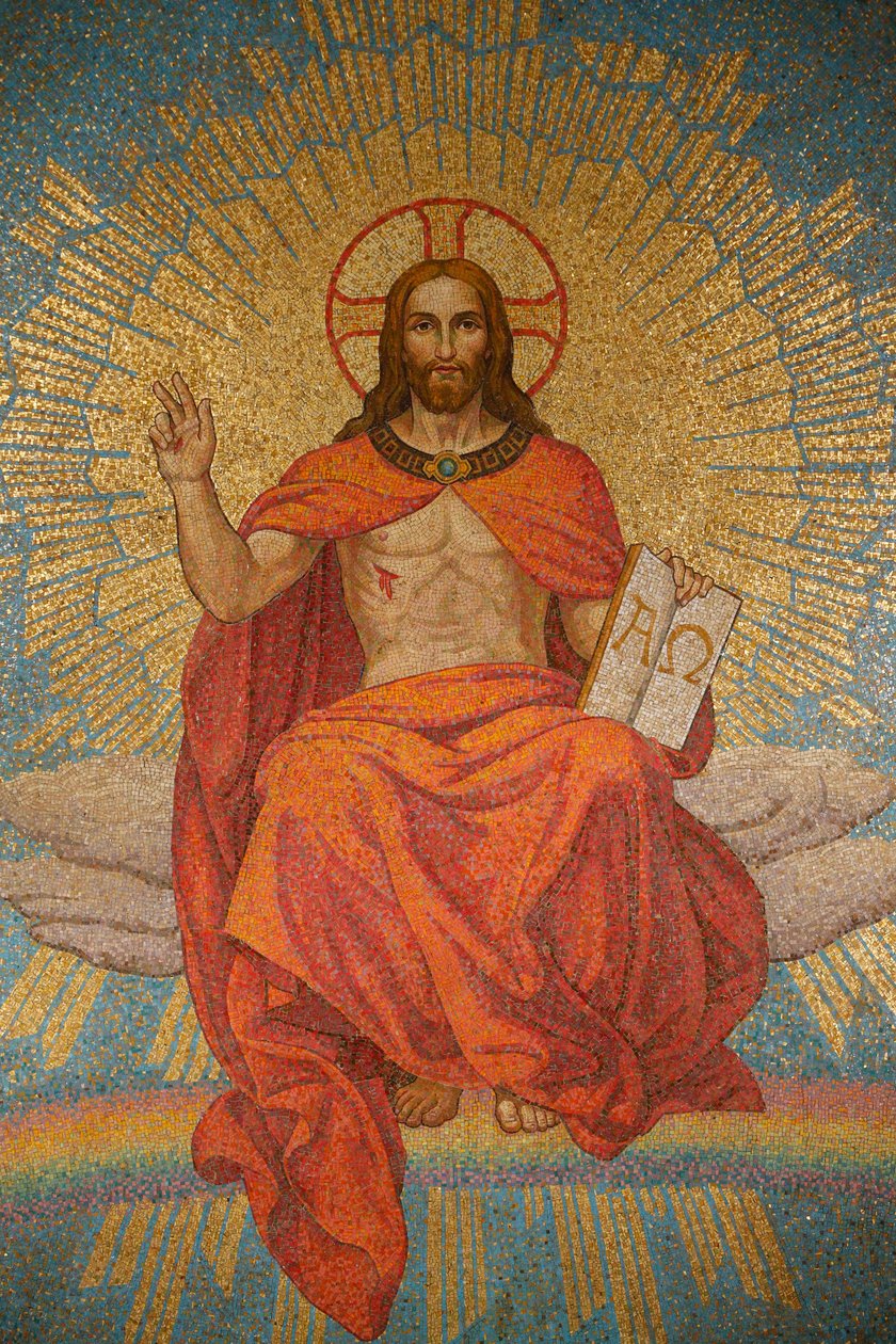 Kristus i Majestæt - Skt. Kirke - Alphonsus Liguori, Roma, Italien af Unbekannt
