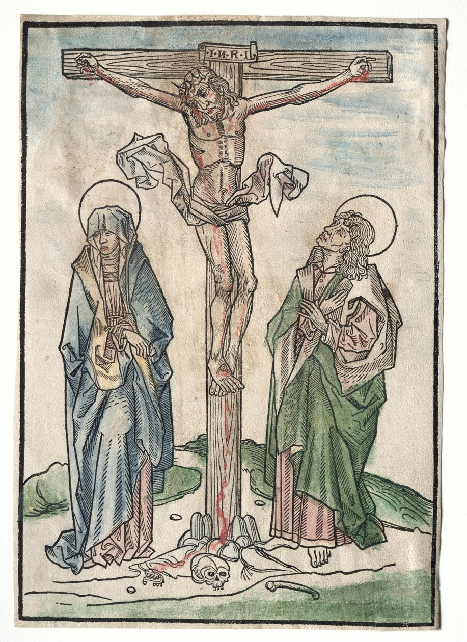 Kristus på korset, 1400-tallet. af Unbekannt