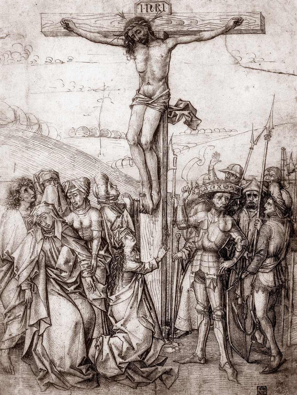 Kristus på korset, c1480 af Unbekannt