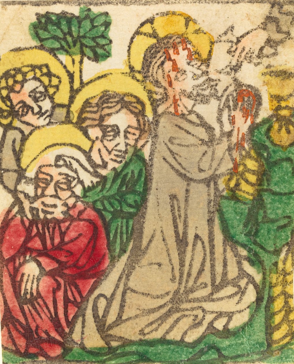 Kristus på Oliebjerget, ca. 14251450. af Unbekannt