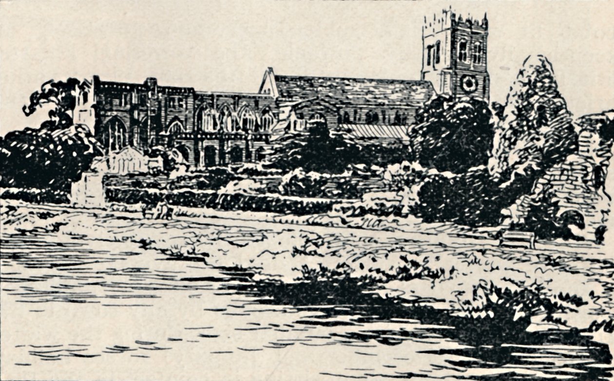 Christchurch Priory, 1929 af Unbekannt