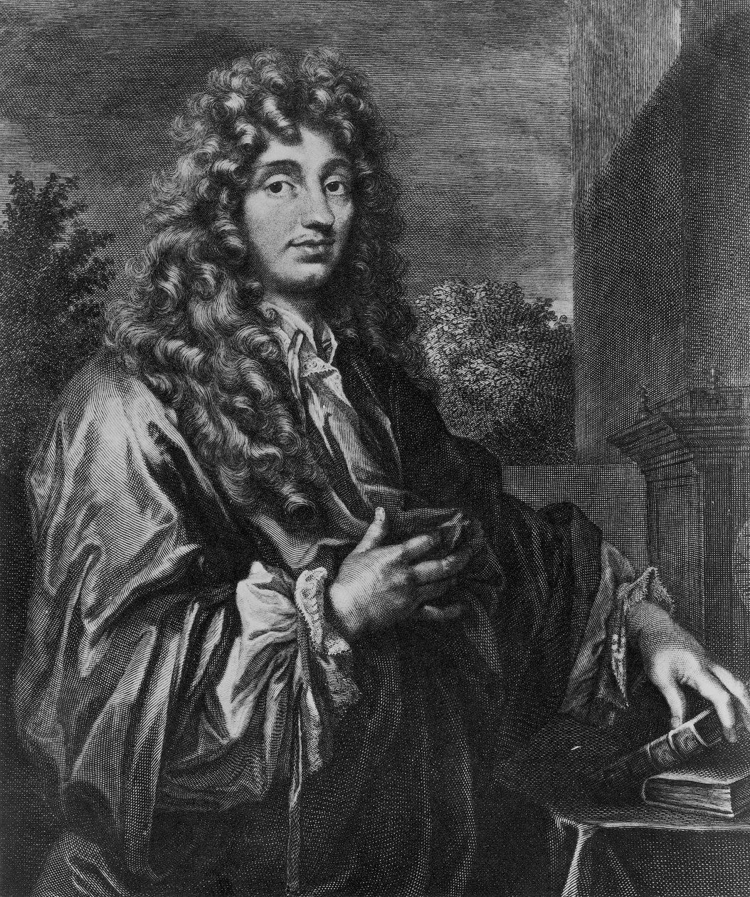 Christiaan Huygens, hollandsk fysiker, c1670 af Unbekannt