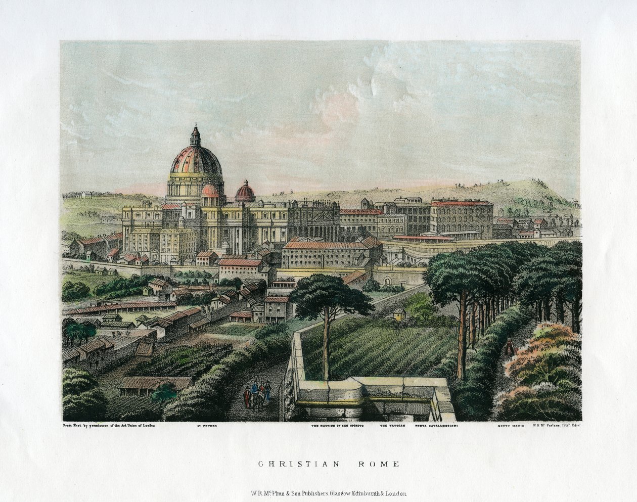 Christian Rom, Italien, c1865 af Unbekannt