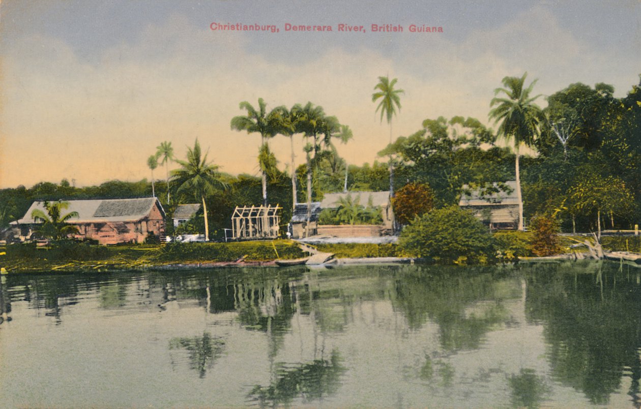 Christianburg, Demerara-floden, Britisk Guyana, begyndelsen af det 20. århundrede. af Unbekannt