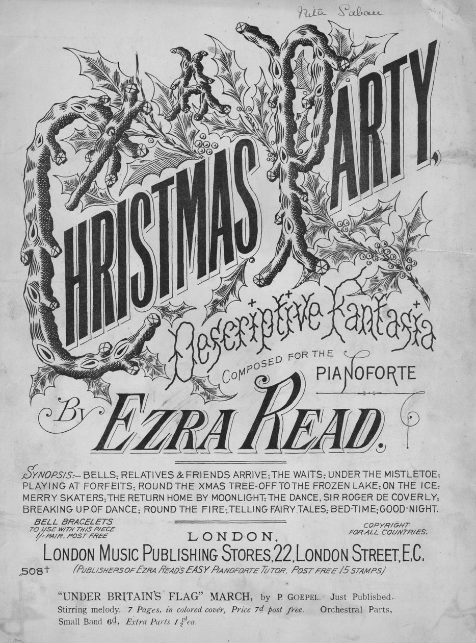 Julefest, c1909 af Unbekannt