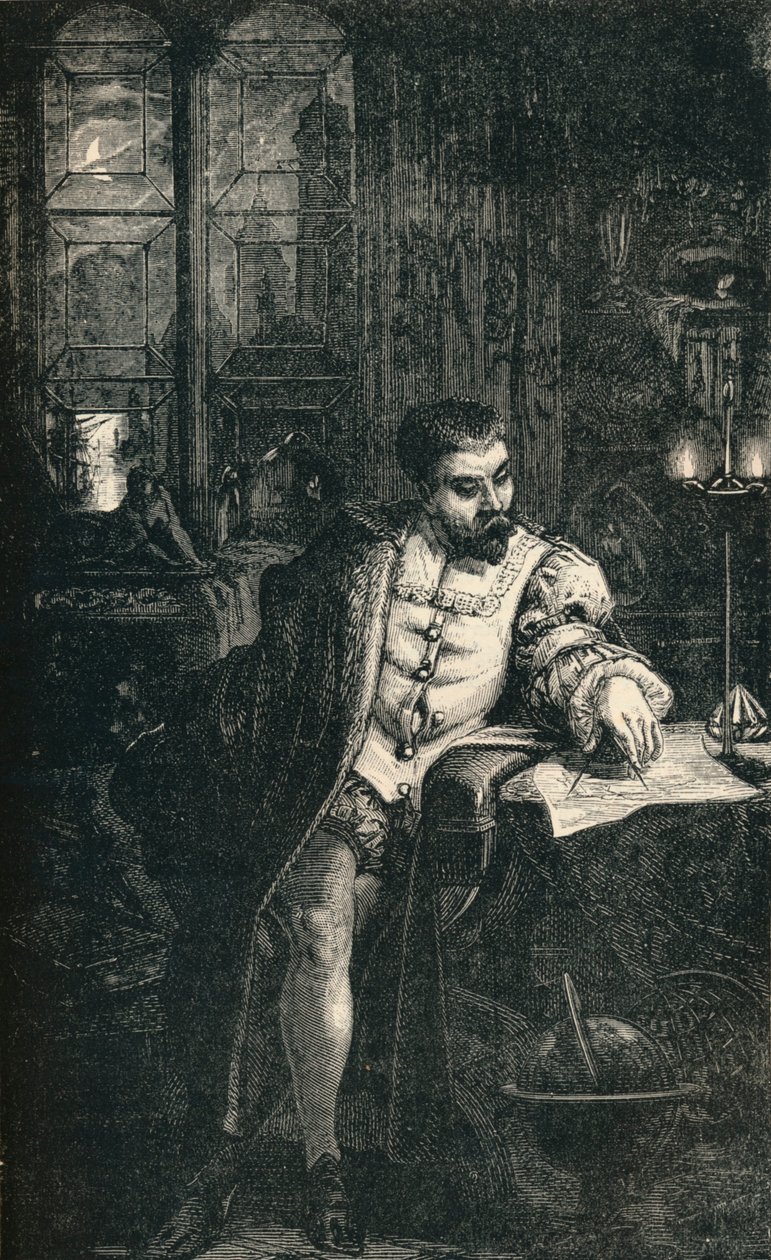 Christopher Columbus, 1451-1506, c1910 af Unbekannt