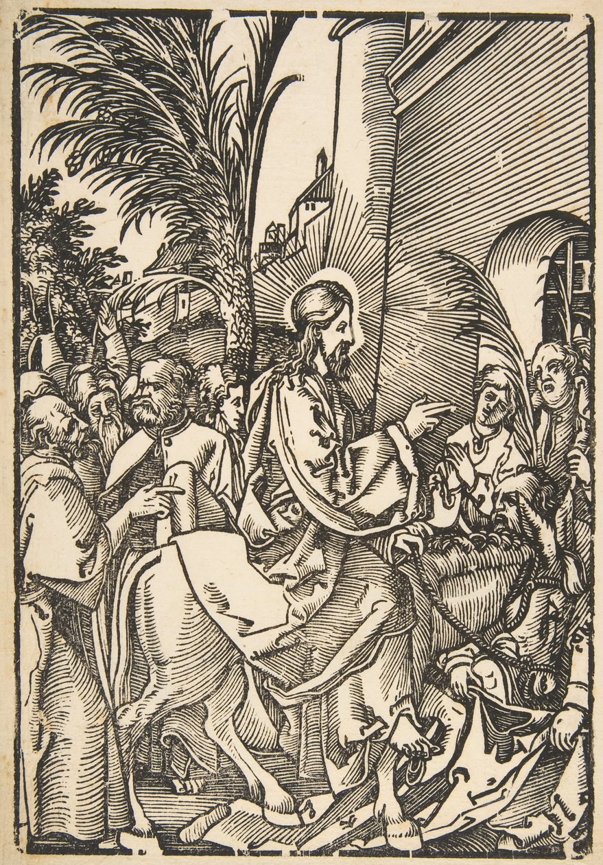 Christs Entry into Jerusalem, fra The Small Passion kopi.n.d. af Unbekannt