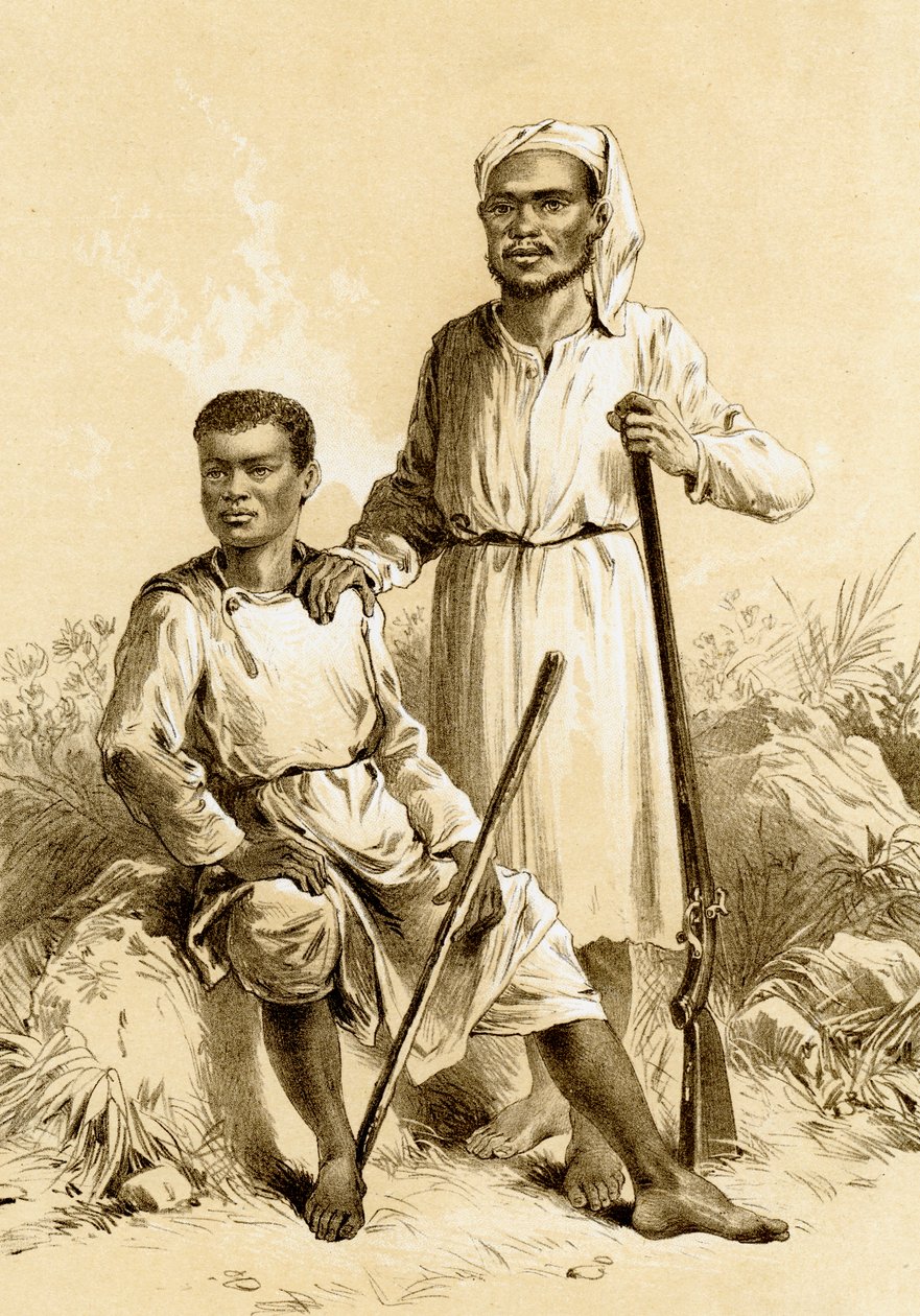Chuma og Susi, 1800-tallet af Unbekannt
