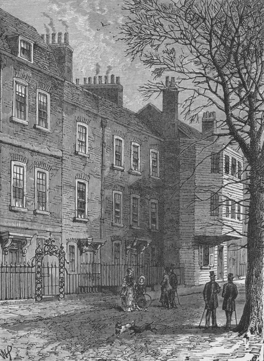 Church Row, Hampstead, 1890 af Unbekannt