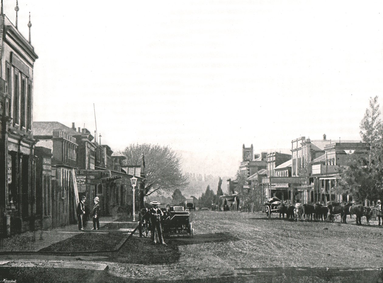 Church Street, Maritzburg, Sydafrika, 1895. af Unbekannt