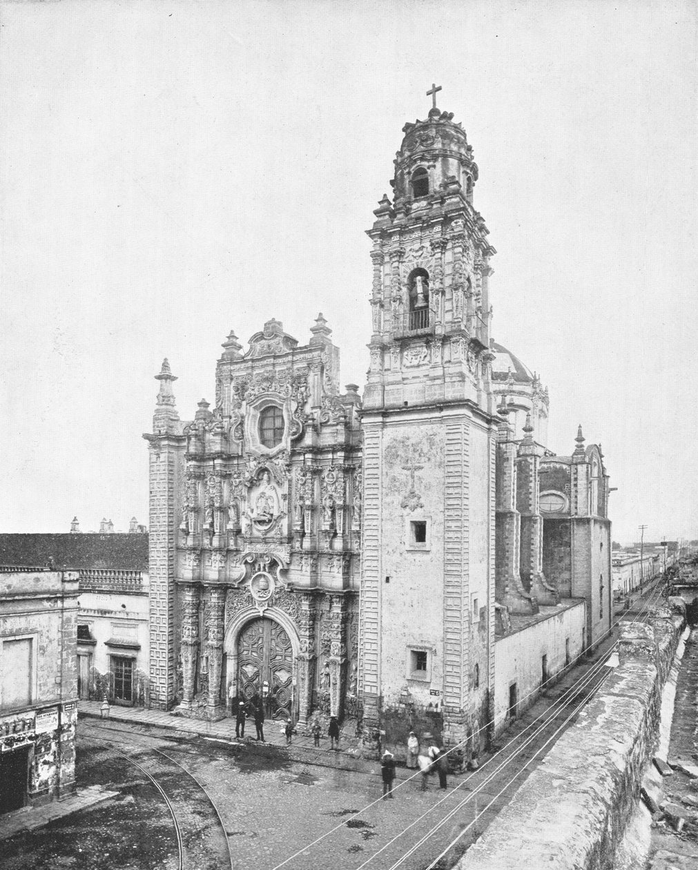 Church of La Santisima, Mexico City, Mexico, c1900. af Unbekannt