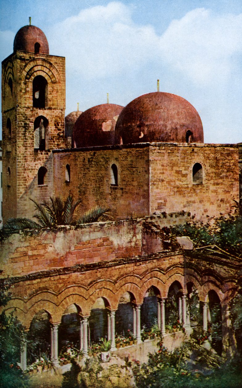 San Giovanni degli Eremiti-kirken, Palermo, Sicilien, Italien, c1923 af Unbekannt