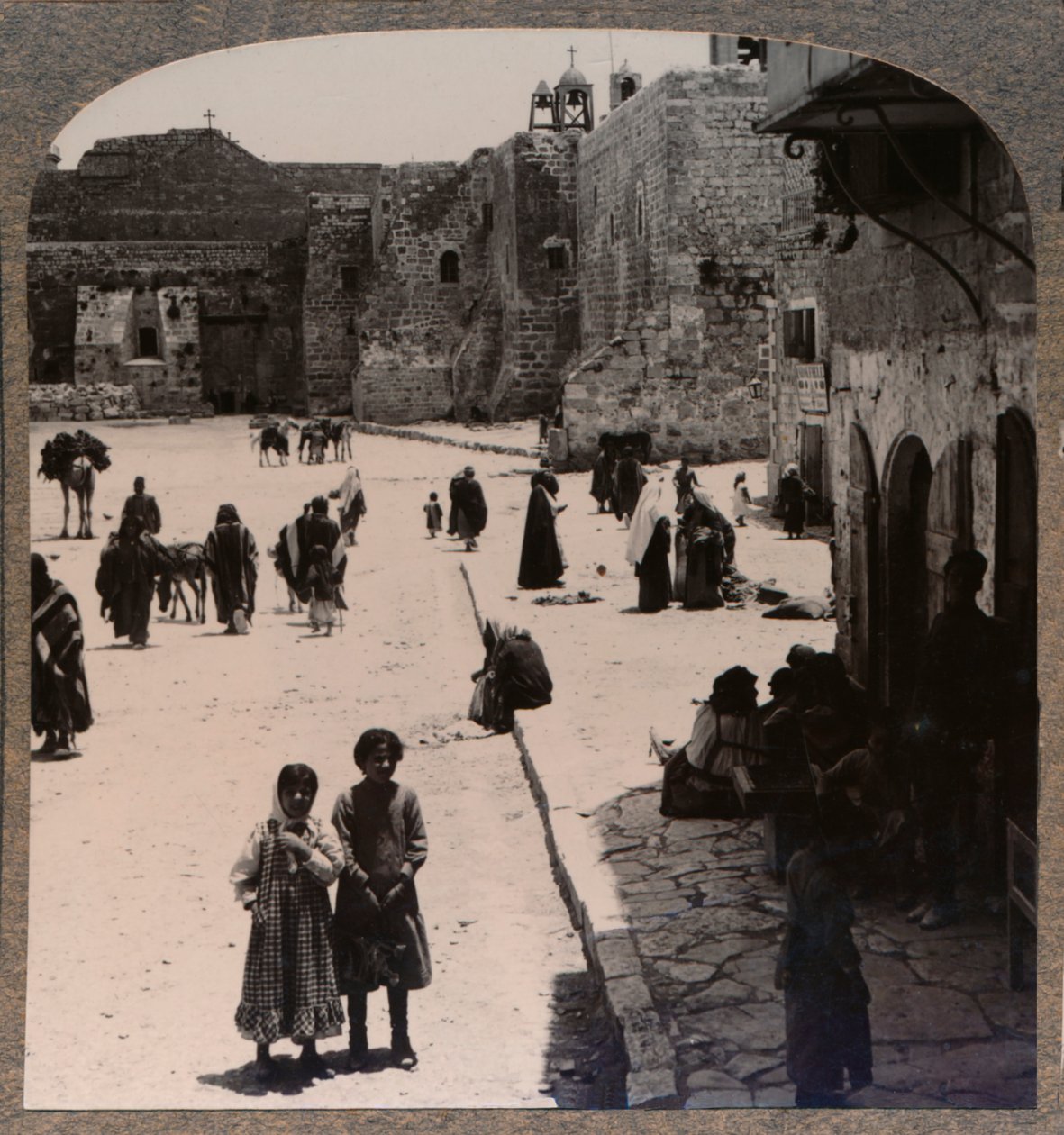 Fødselskirken, Betlehem, ca. 1900 af Unbekannt