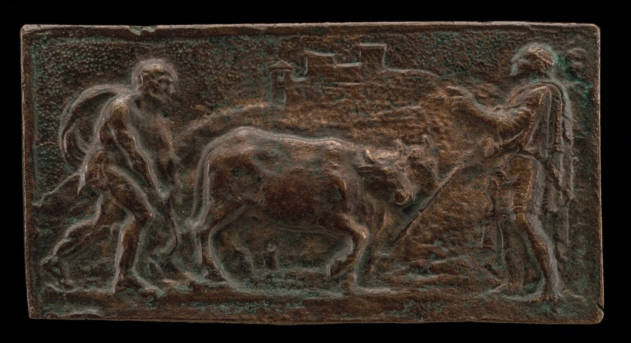 Cincinnatus ved Ploven, slutningen af det 16. århundrede. af Unbekannt