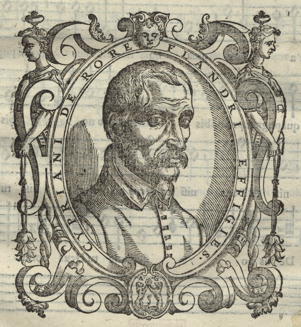 Cipriano de Rore 151516-1565 Fra Cyprian de Rore Sacrae Cantiones, 1584 af Unbekannt