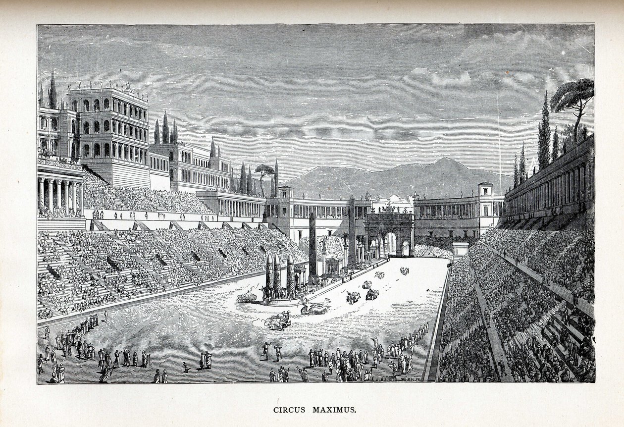 Cirkus Maximus, 1882 af Unbekannt
