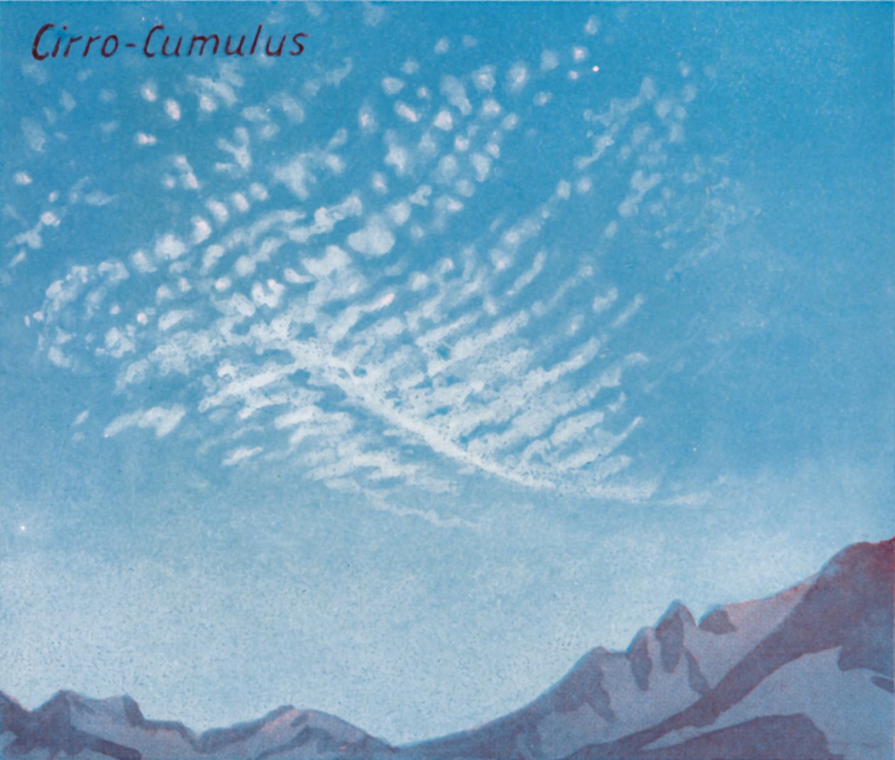 Cirro-Cumulus - Et dusin af de vigtigste skyformer på himlen, 1935 af Unbekannt