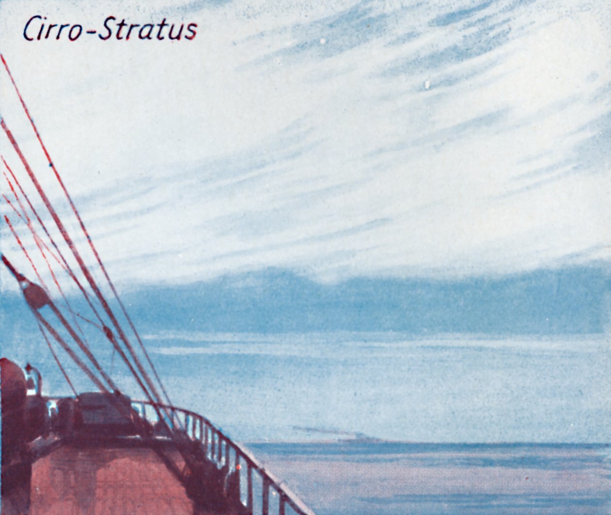 Cirro-Stratus - Et dusin af de vigtigste skyformer på himlen, 1935 af Unbekannt