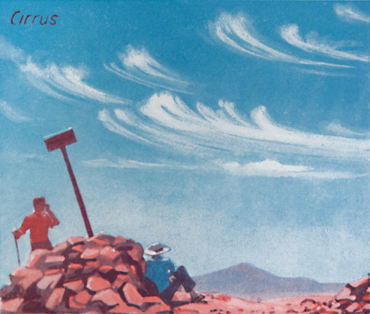 Cirrus - Et dusin af de vigtigste skyformer på himlen, 1935 af Unbekannt