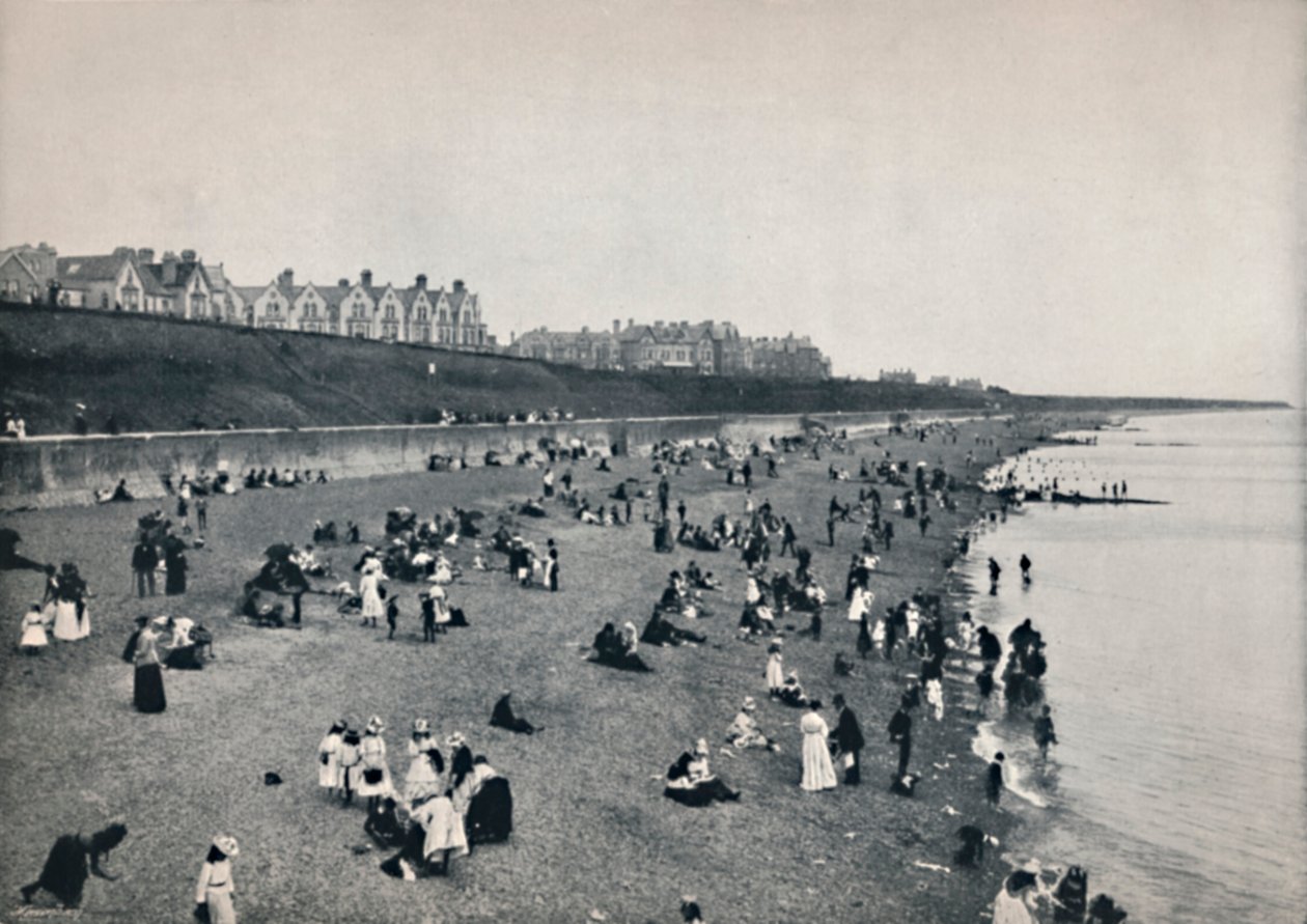Clacton-On-Sea - På stranden, 1895 af Unbekannt