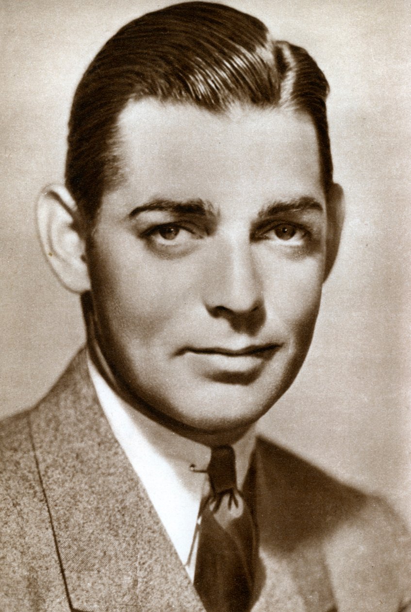 Clark Gable, amerikansk skuespiller, 1933 af Unbekannt