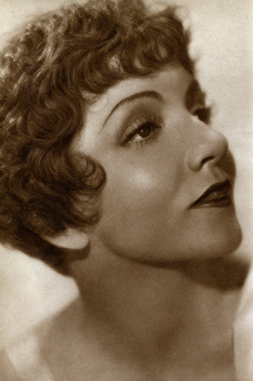 Claudette Colbert, fransk-amerikansk skuespillerinde, 1933 af Unbekannt