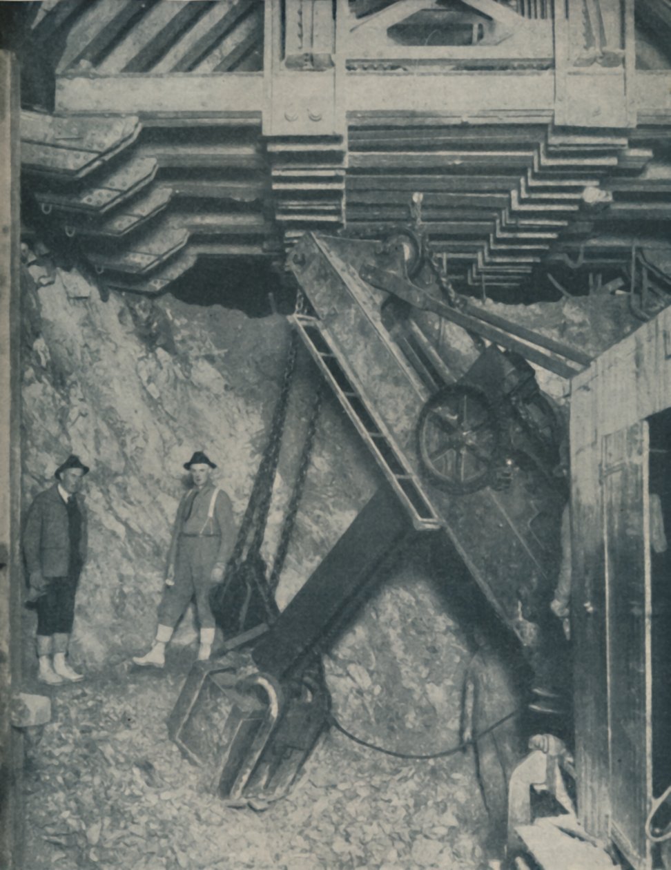 Clawing Out the Heart of a Mountain for a Colorado City Tunnel, c1935 af Unbekannt