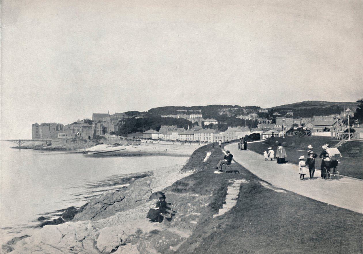 Clevedon - The Green Beach, 1895 af Unbekannt