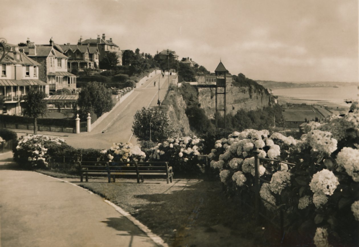 Cliff Road, Shanklin, I.W., c1920. af Unbekannt