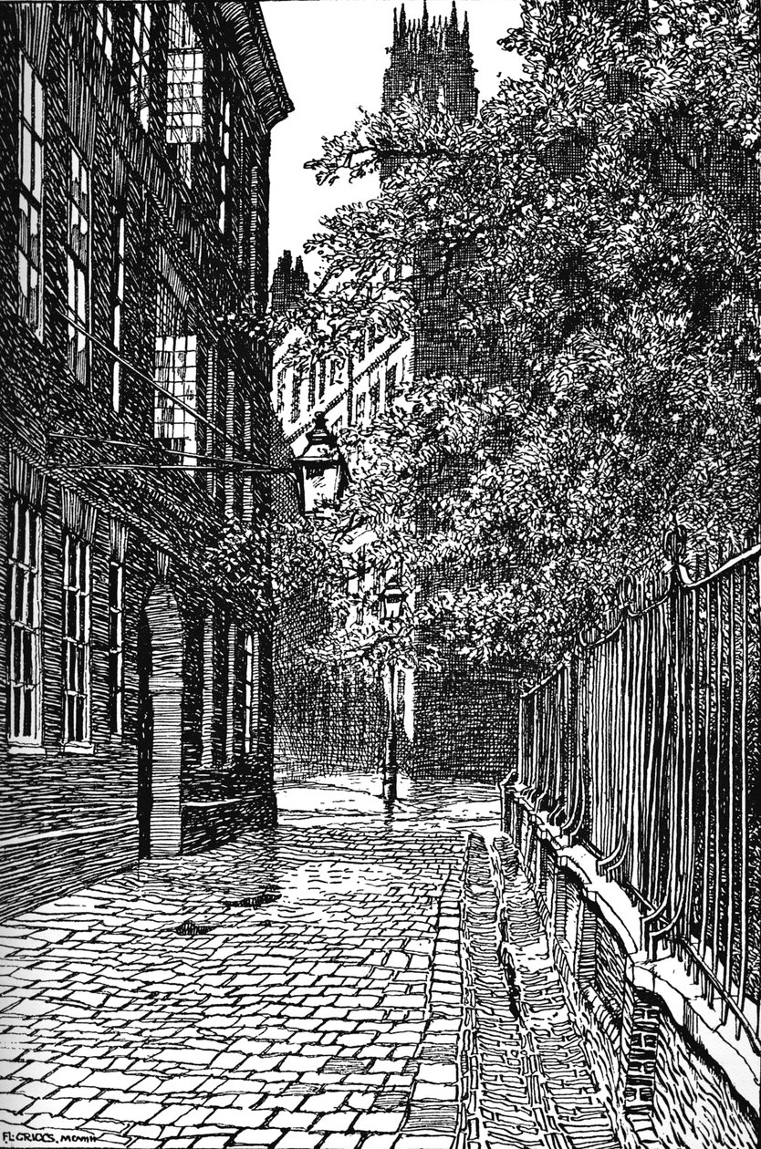 Cliffords Inn, Looking North, 1903 af Unbekannt