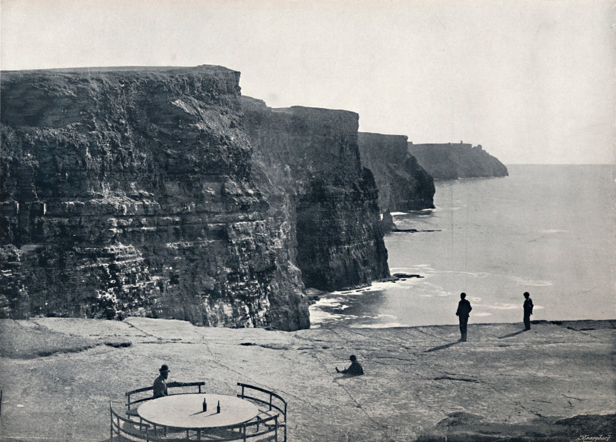 Cliffs of Moher - A Striking Coast Scene, 1895 af Unbekannt
