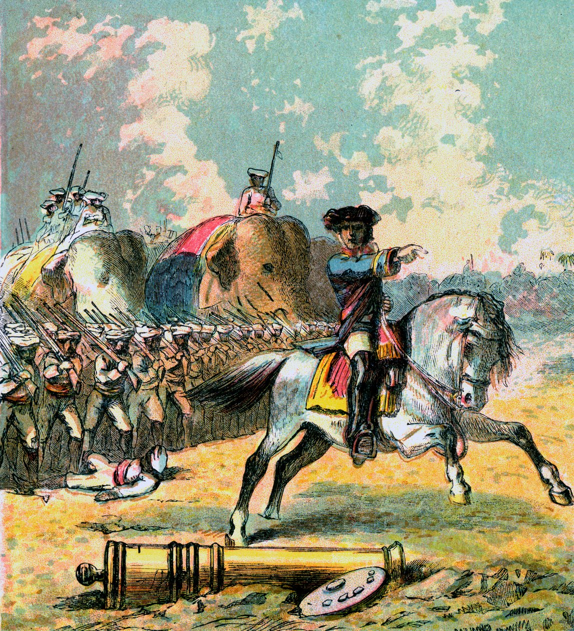 Clives sejre i Indien, c1850