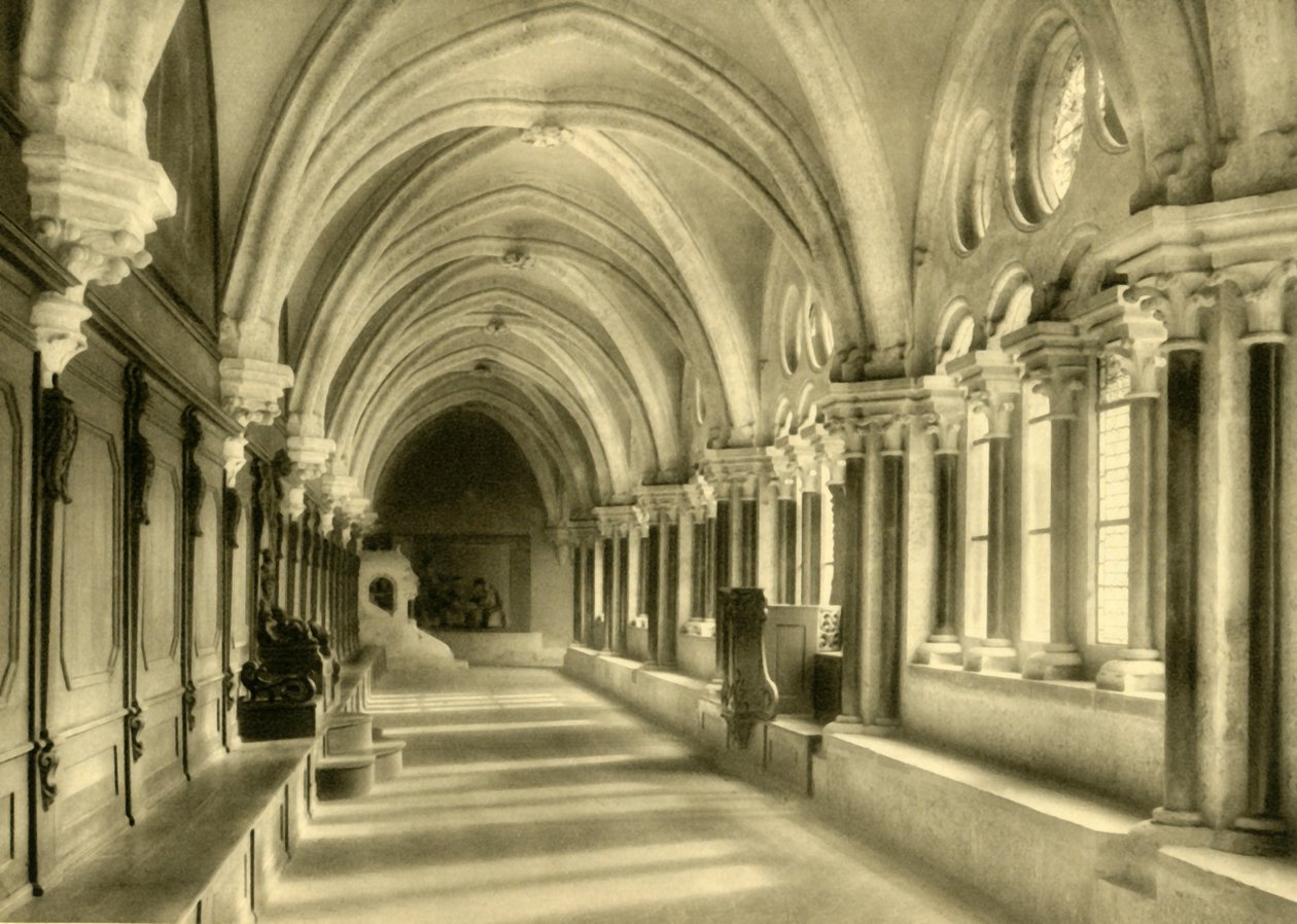 Kloster, Heiligenkreuz Abbey, Nedre Østrig, c1935. af Unbekannt