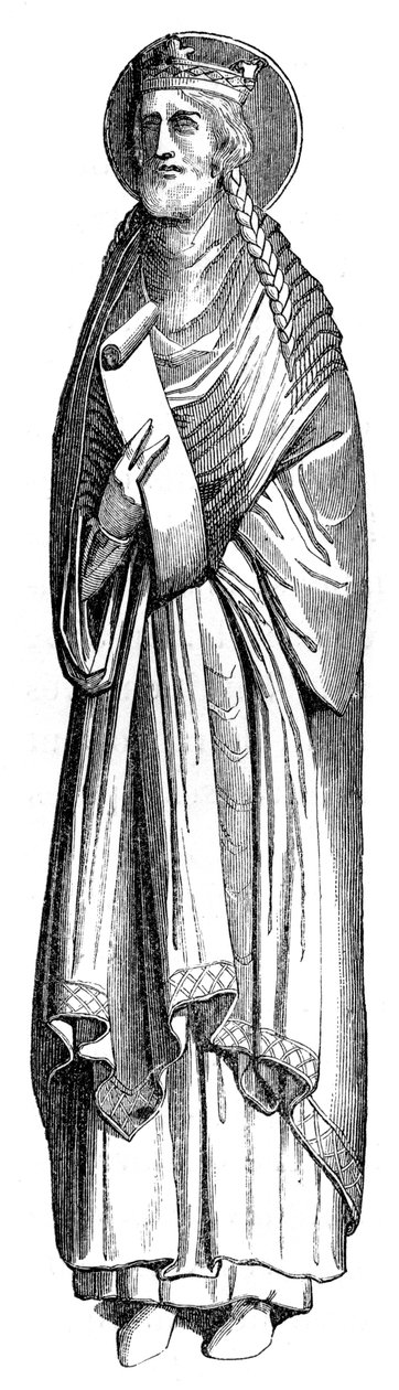Clotaire I 497-560, konge af frankerne, 1849 af Unbekannt