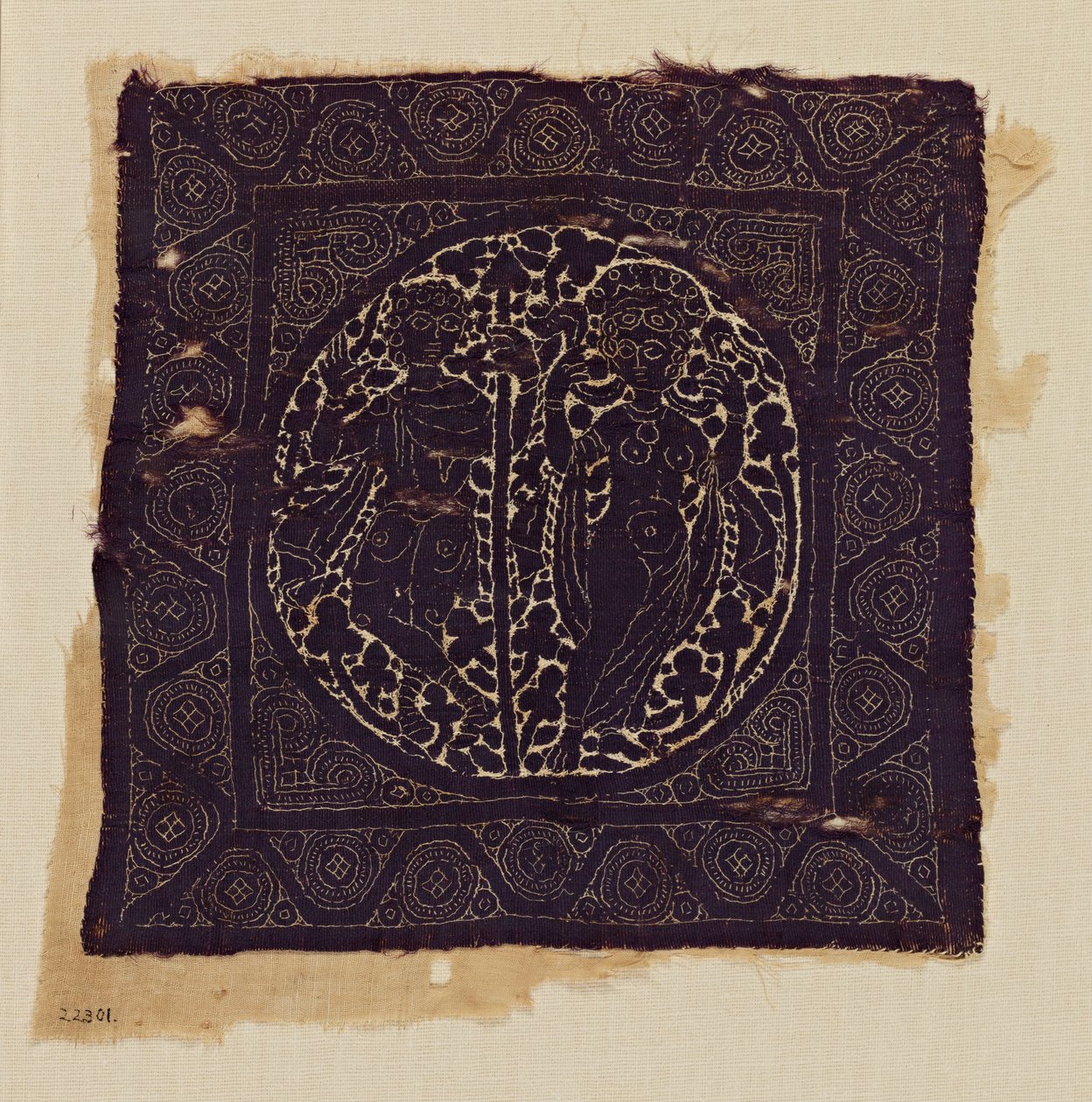 Kludfragment med Venus og Aeneas af Unbekannt