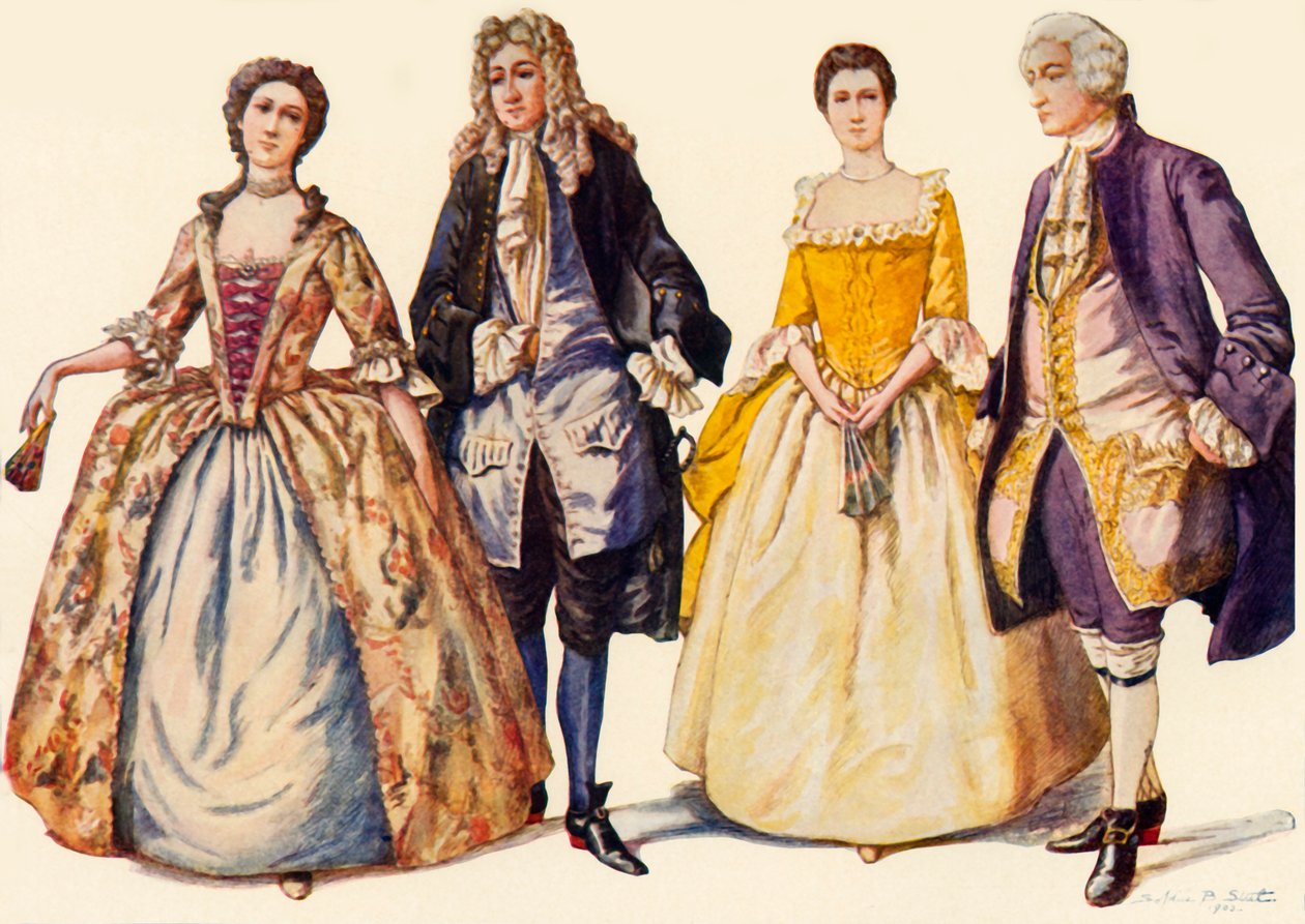 Clothing Reigns of Queen Anne and George I, 1702-1725, 1903, 1937. af Unbekannt