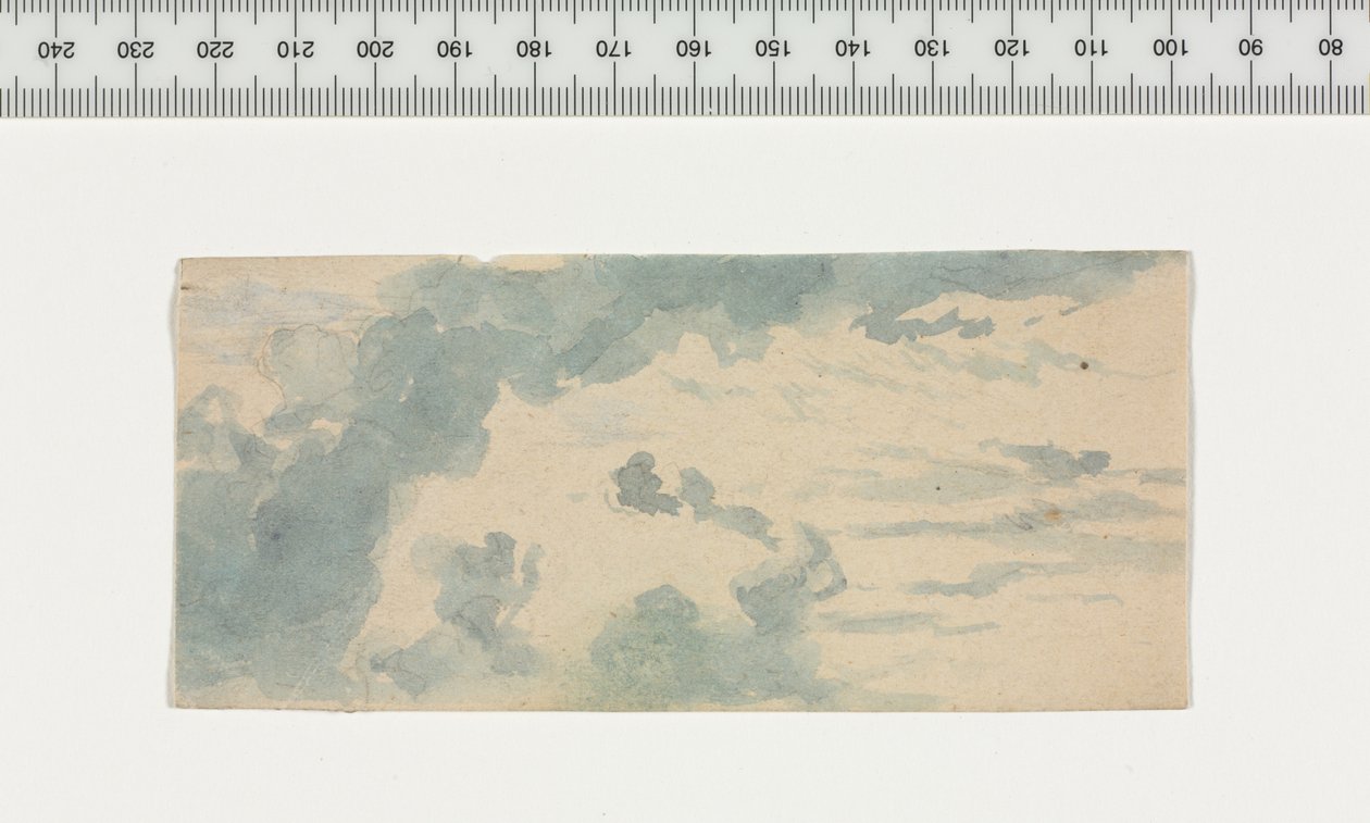 Cloud Study, 1800-tallet. af Unbekannt