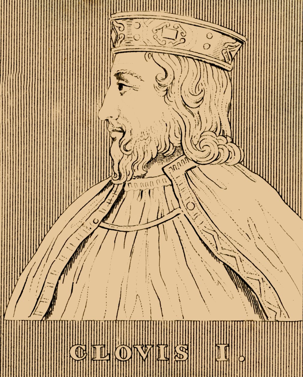 Clovis I, 466-511, 1830. af Unbekannt