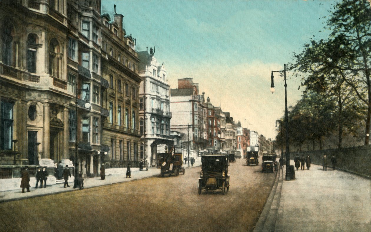 Clubland, Piccadilly, London, c1910. af Unbekannt