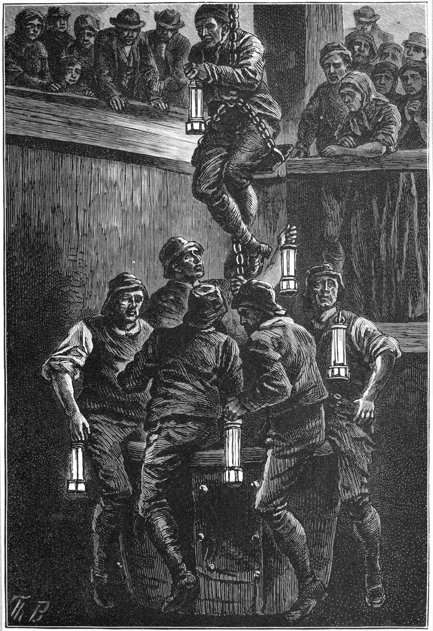 Kulmineulykke, Seaham Colliery, County Durham, 1880 c1895 af Unbekannt